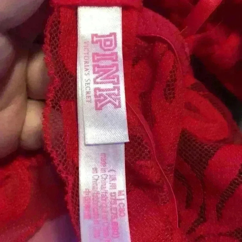 Victoria’s Secret Red Lace Push Up Bralette size M - Picture 8 of 9